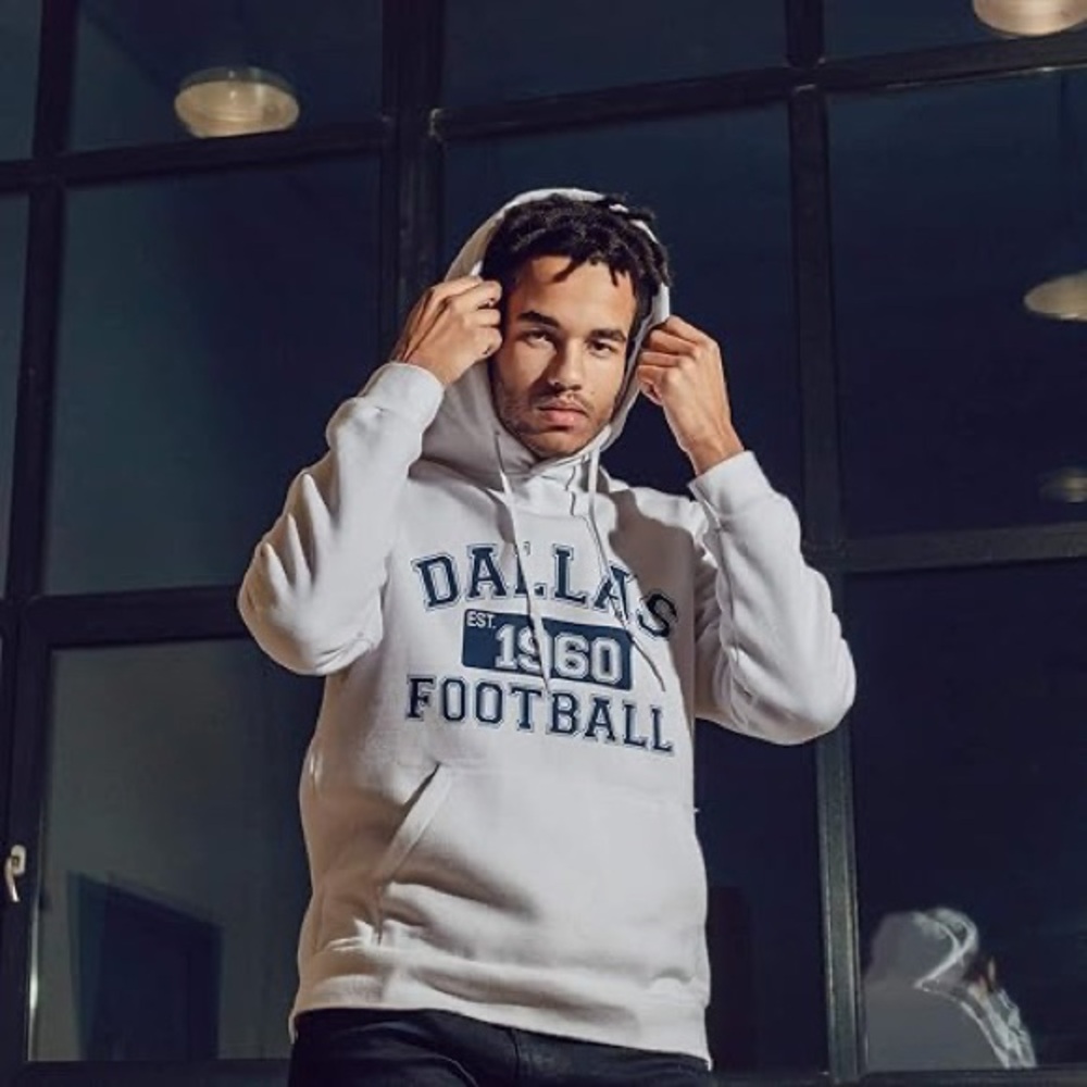 Dallas Football Gray Hoodie